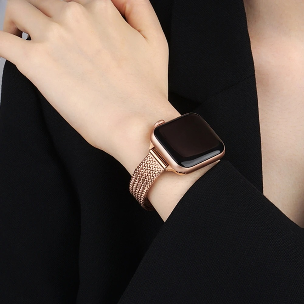 Mesh Coil Strip - Band voor Apple Watch Series 9