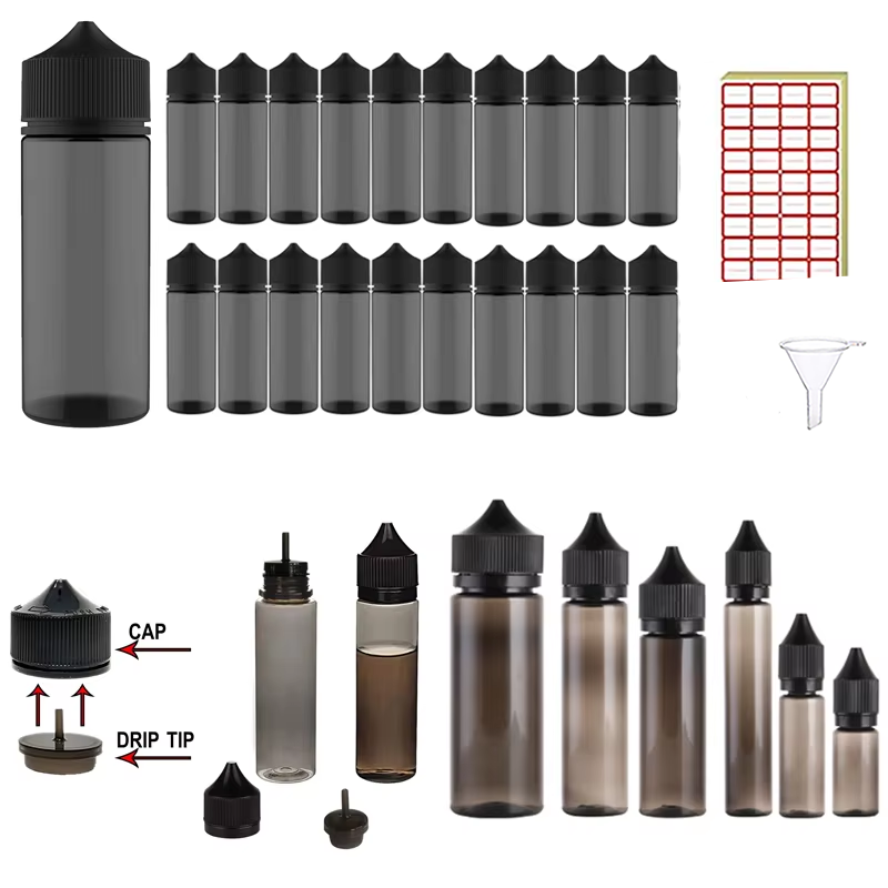 Juice Bottle Dropper - 20 Stuks 30-120 ml PET Lege
