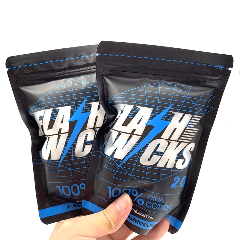 Cotton Wick Organic - Vmiss Flash Wicks PIMA Biologisch Katoen