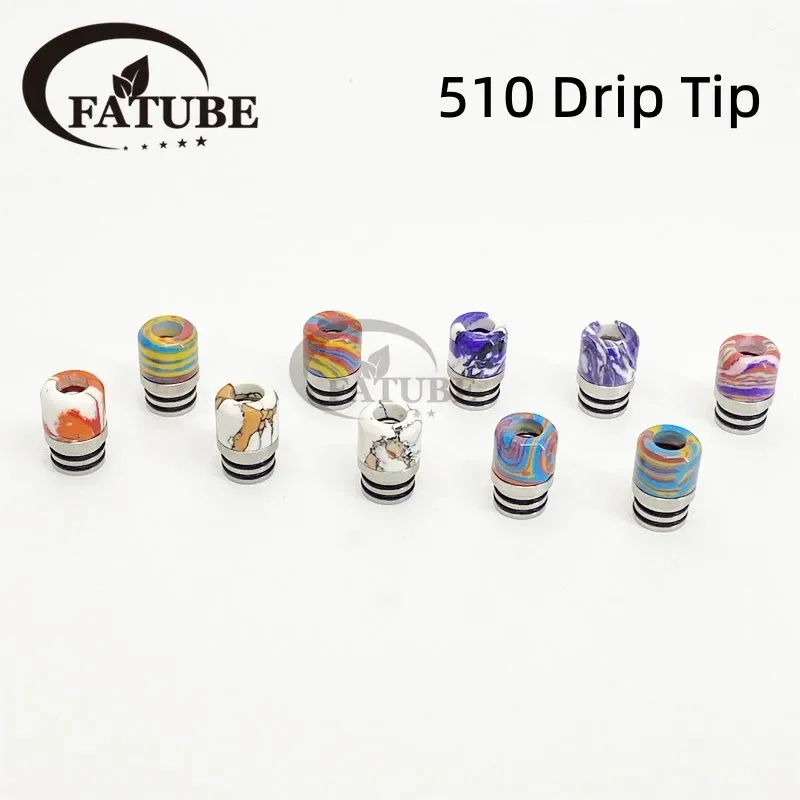 1 STKS/10 STKS 510 Rvs Hars St - Drip Tip Resin recensie en prijs