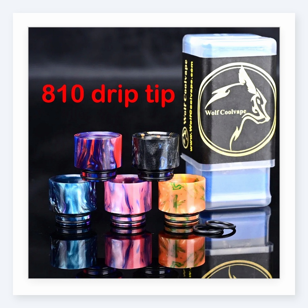 Wolfcoolvape 810 Drip Tips - S - Drip Tip Resin recensie en prijs