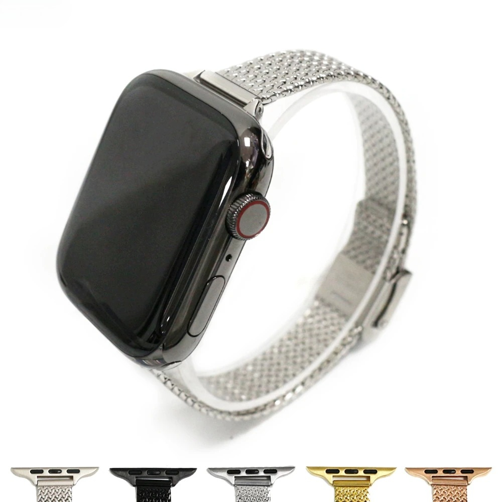 Band voor Apple Watch Series 9 - Mesh Coil Strip recensie en prijs