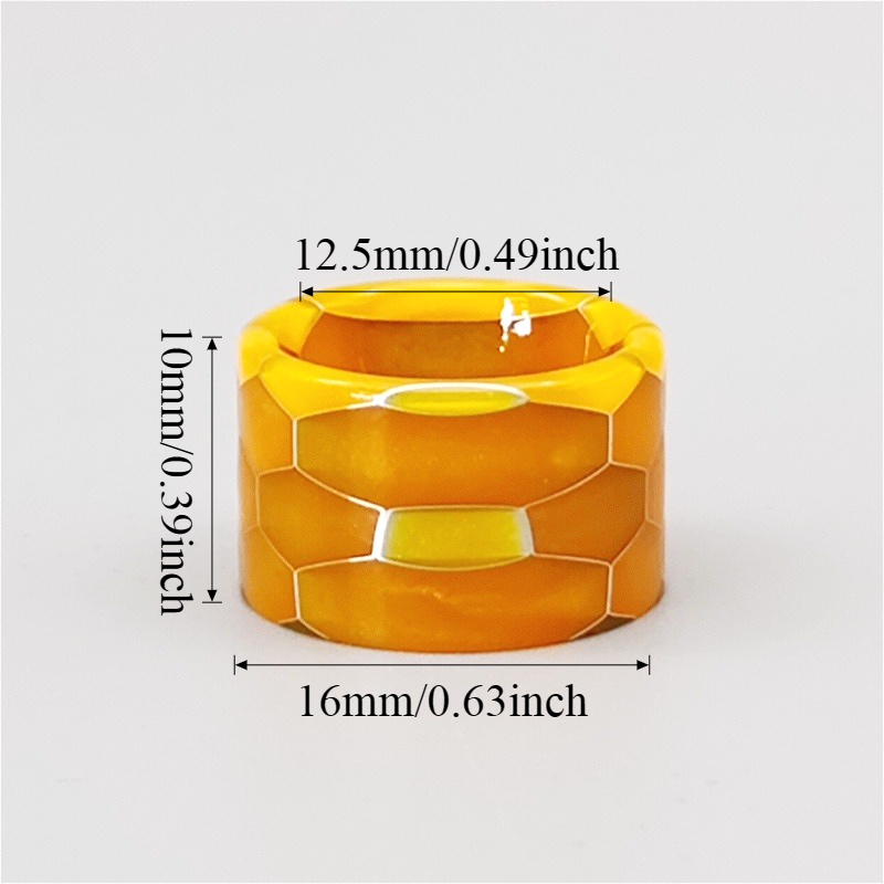 1PC Snake Skin Resin Push-in D - Drip Tip Resin recensie en prijs