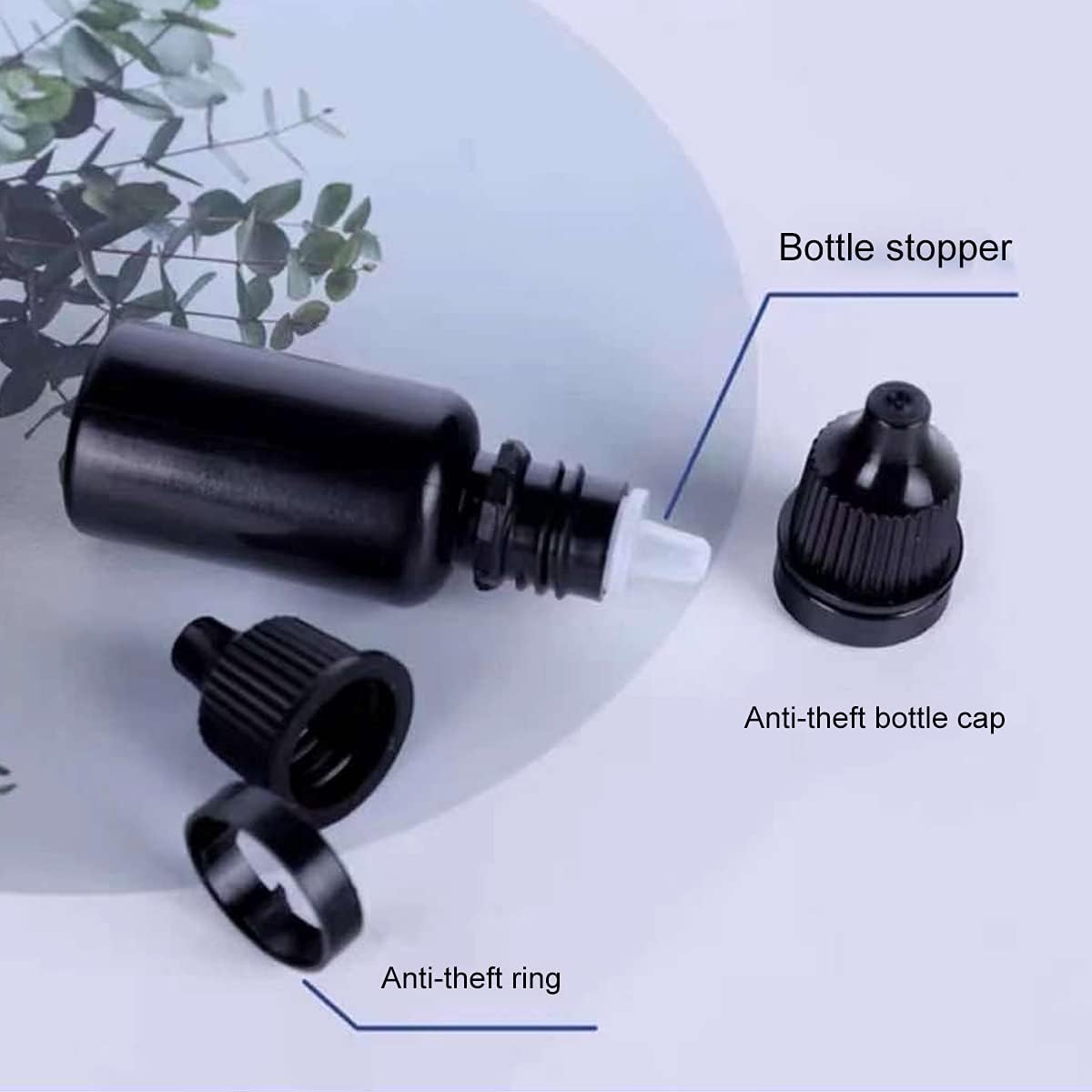 5 stks 5-20 ml Zwarte Plastic  - Juice Bottle Dropper recensie en prijs