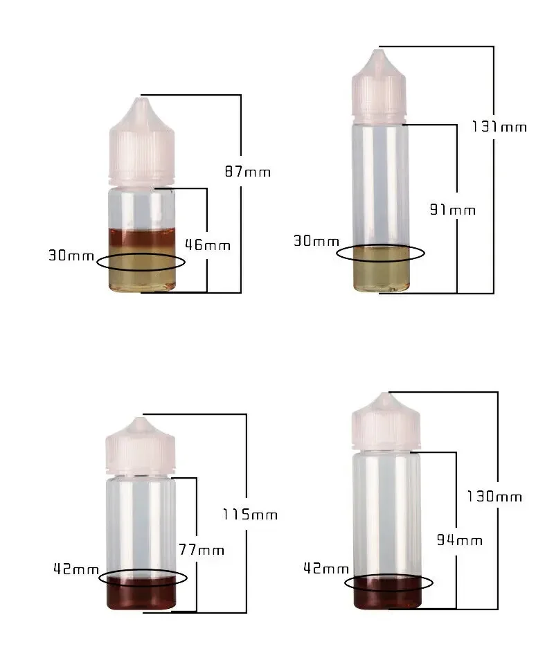 50PCS 30/60/100/120ml Lege Pla - Juice Bottle Dropper recensie en prijs